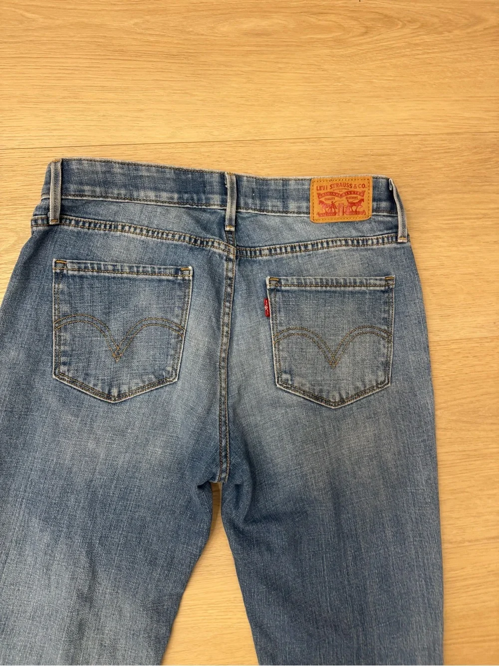 Levi’s 525 Perfect Waist Straight Capri Cropped Jeans Size 6 W28